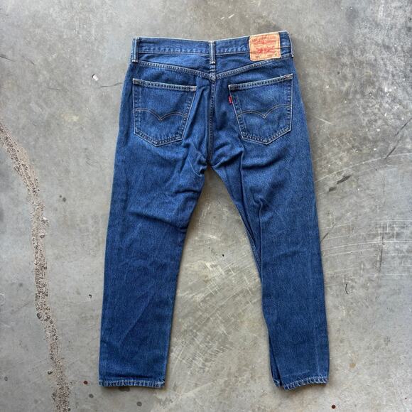 Levi's 505 Jeans Men's 32x30 Blue Straight Leg Mid Rise Regular Fit Denim - Picture 9 of 13